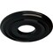 Ekena Millwork Classic Ceiling Medallion (Fits Canopies up to 7 1/4"), 12 3/8"OD x 4"ID x 1 1/8"P, Black Pearl CM12CLBPS - alternate 2